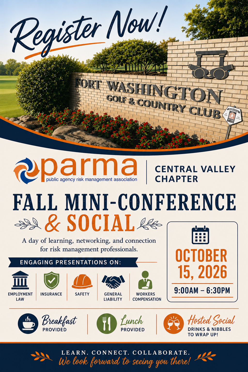Center Valley Chapter Fall Meeting